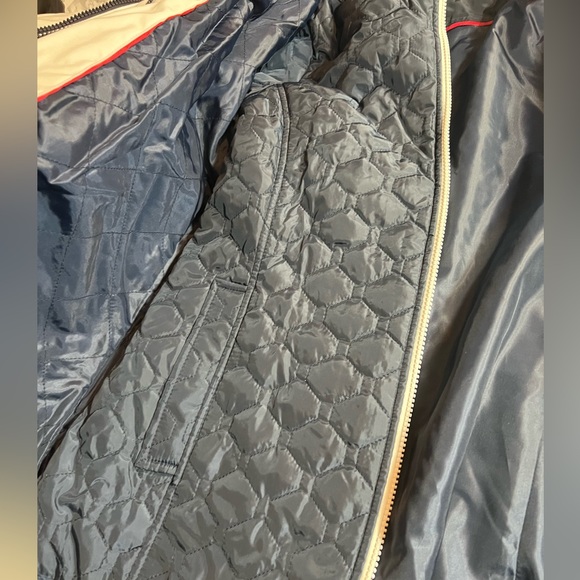 New Tommy Hilfiger Women’s White Navy 3-in-1 Winter Coat w/ Liner Size Small P18 - Picture 9 of 14